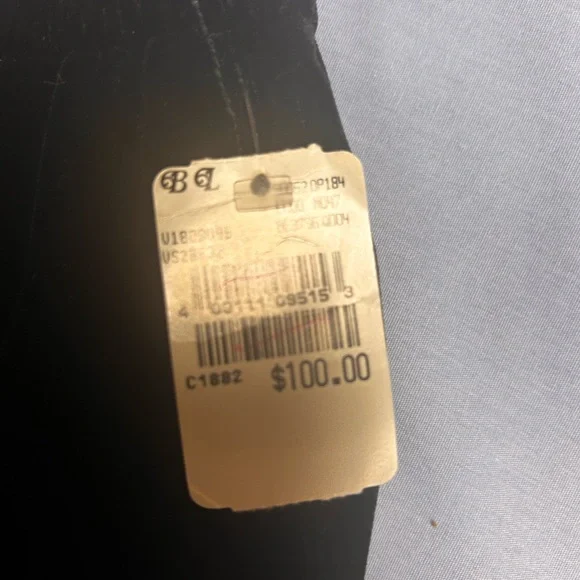 Rena Rowan Black Velvet Trousers women’s size large NWT - Picture 4 of 4